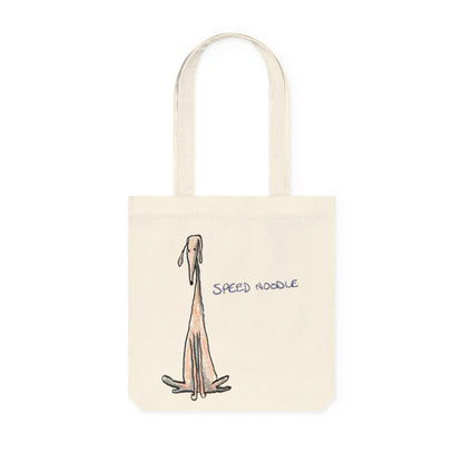 Speed Noodle Woven Tote Bag