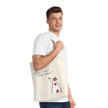 Jack Russell Can I pet your dog Tote Bag