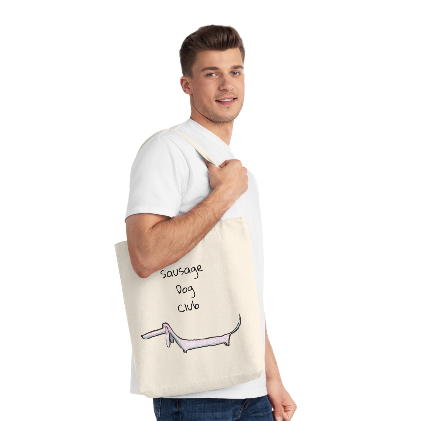 Sausage Dog Club Tote Bag