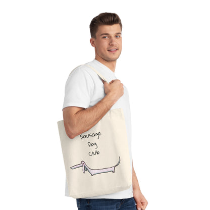 Sausage Dog Club Tote Bag